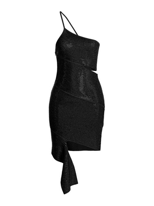 Sequin one shoulder dress