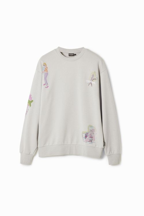 Watercolor illustrations sweatshirt