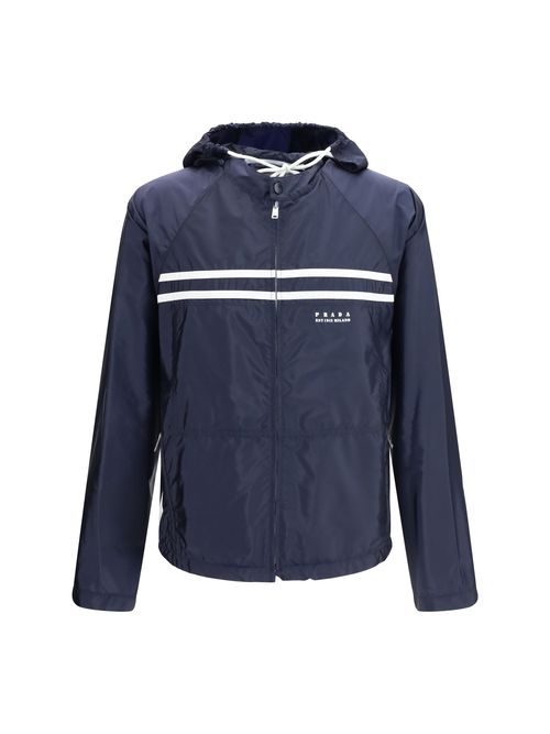 Re-Nylon Hooded Jacket — Navy