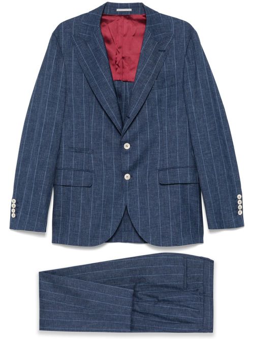 Striped suit - Blue