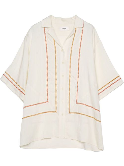Picot shirt - Neutrals