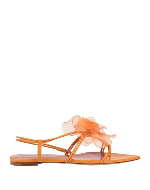 Woman Thong sandal Mandarin Size 6 Leather