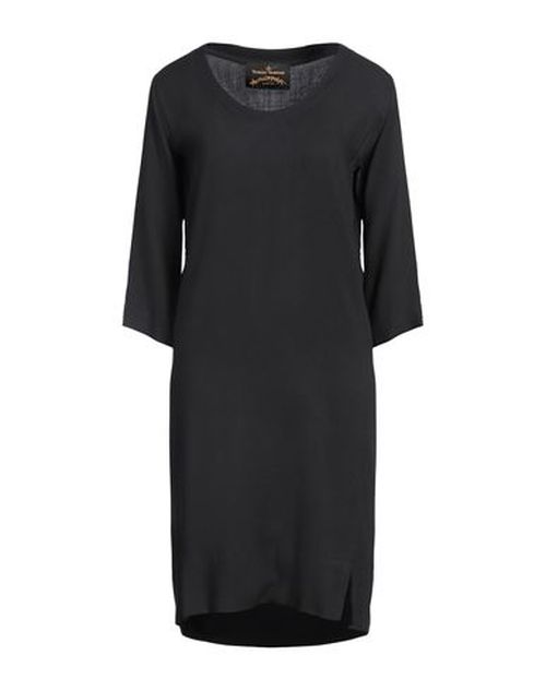 Woman Mini dress Black Size 4 Viscose, Wool