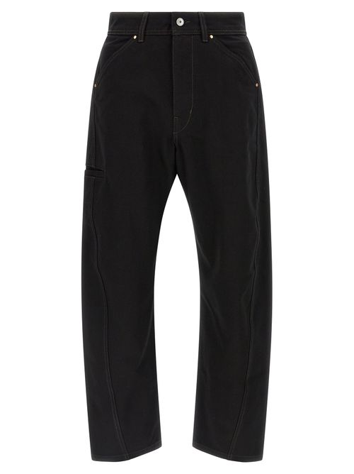 Twisted Workwear Jeans — Black