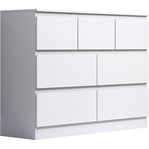 7 Drawer Merchant Chest White Scratch Resistant
