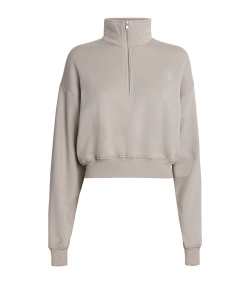 Éterne French Terry Cropped Sweatshirt