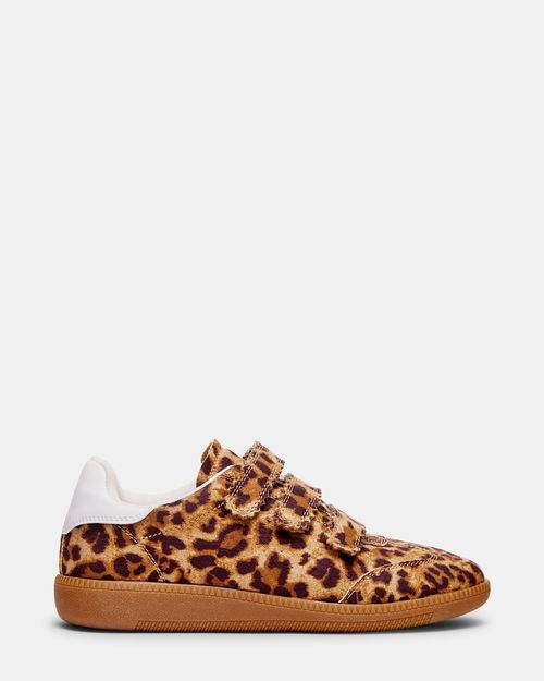 Steve Madden Women's Momentum Low-Top Sneakers - Leopard - - Microsuede