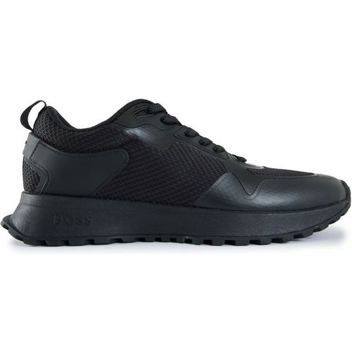Boss Mens Jonah Runn Meth Trainers - Black Nylon