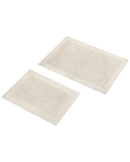 2Pc Bella Napoli Cotton Bath Rug Set