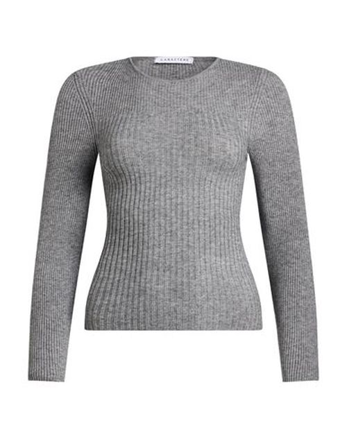 Caractère Woman Sweater Grey Size M Viscose, Polyester, Polyamide
