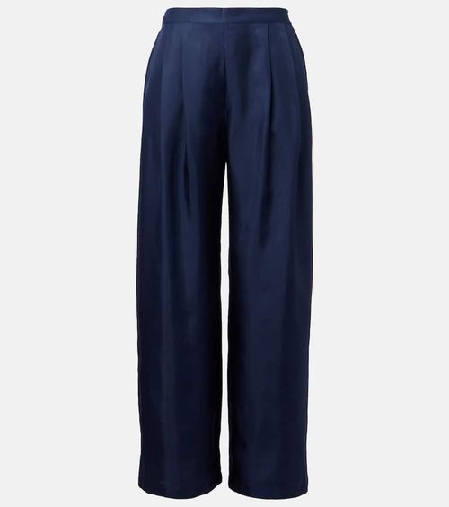 Isola silk wide-leg pants