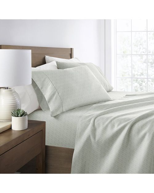 Delicate Details Patterned Ultra-Soft Bed Sheet Set