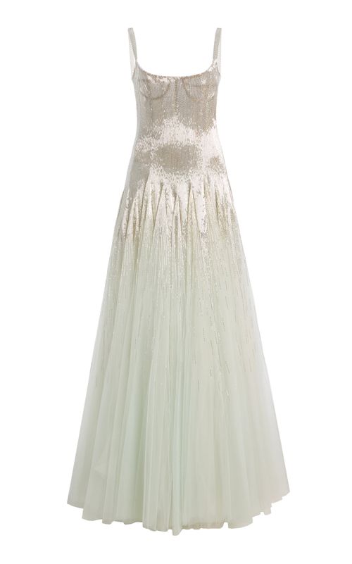 Bead-Embroidered Gown - Moda Operandi