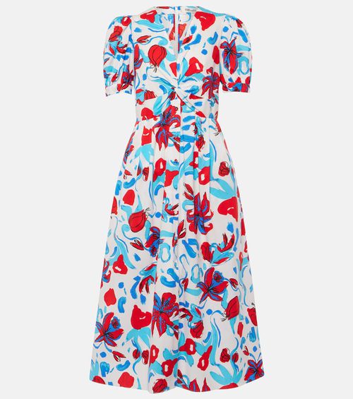 Diane von Furstenberg Avery floral cotton-blend maxi dress