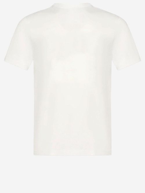 Logo-Print Cotton T-Shirt — White