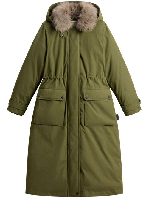 Arctic Long parka coat - Green