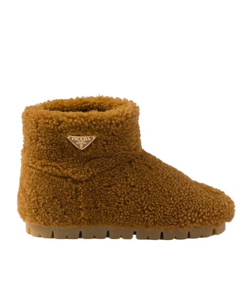Shearling booties