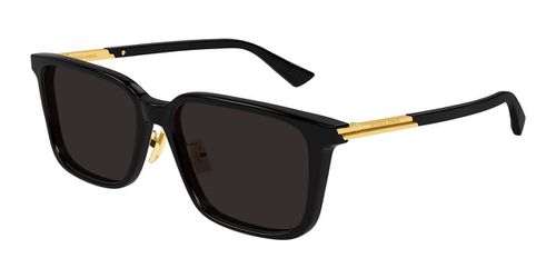 Bottega Veneta BV1374SK Asian Fit 005 Men's Sunglasses Black Size 57