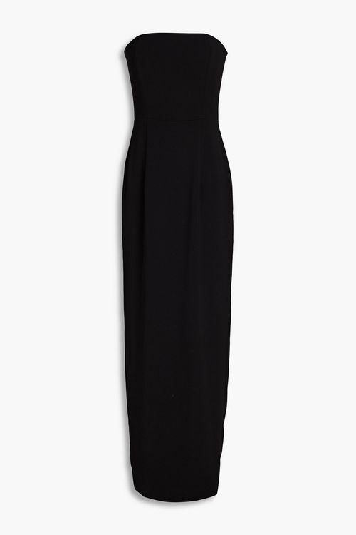Samare strapless crepe gown