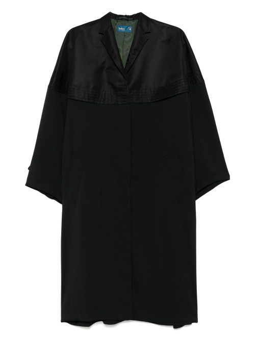 Kolor panelled coat - Black
