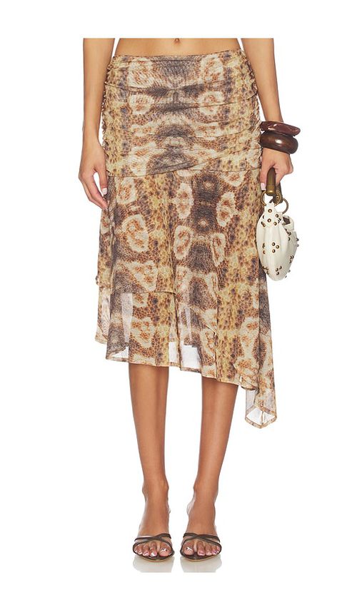 Feners Festa in Brown,Mustard. - S also in