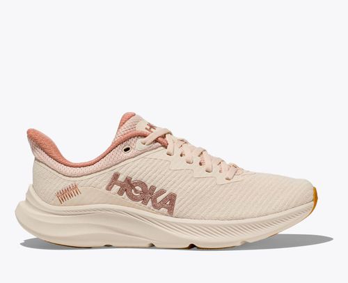 HOKA Women's Solimar Shoes in Vanilla/Sandstone