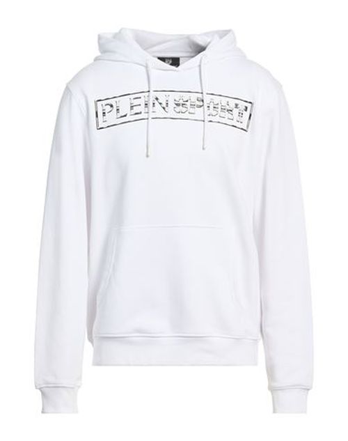 Man Sweatshirt White Size XXL Cotton
