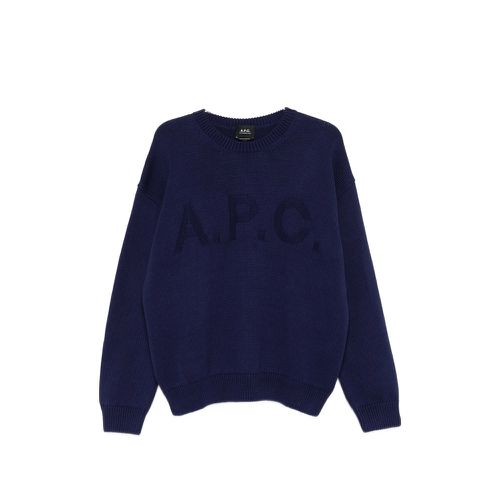 A. p.c. Logo-detail Crew-neck Sweater