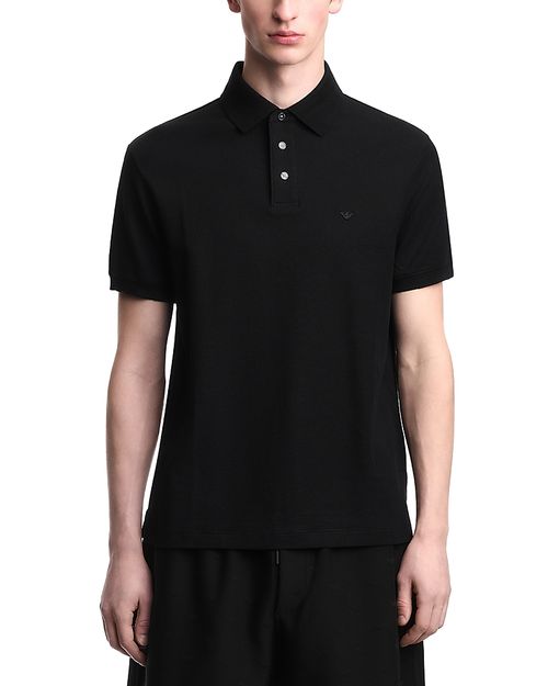 Regular Fit Cotton Pique Polo Shirt
