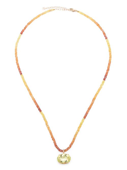 14K Yellow Gold Arizona Necklace - Women's - 14kt Yellow Gold/Citrine