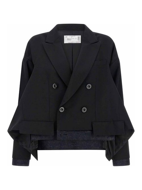 Denim Insert Blazer