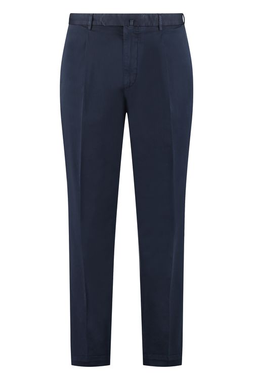The (alphabet) Stretch Cotton Chino Trousers with Back Flap Pockets