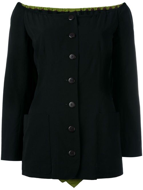 Foulard jacket - Black
