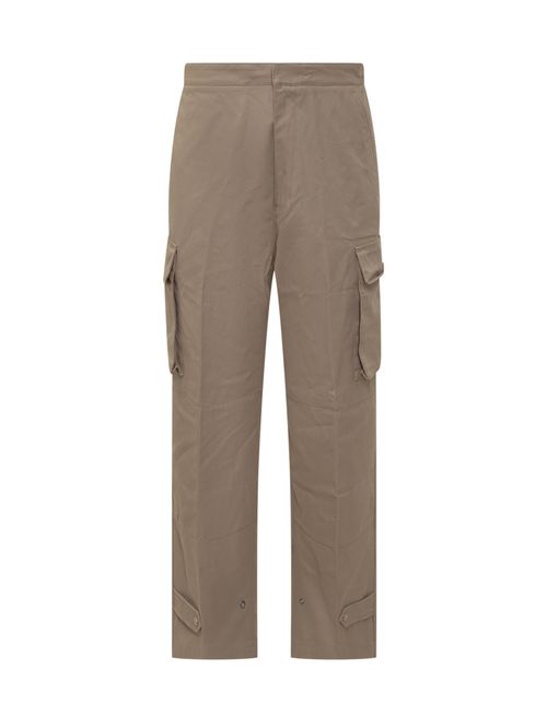 Beige Relaxed Cargos Pants