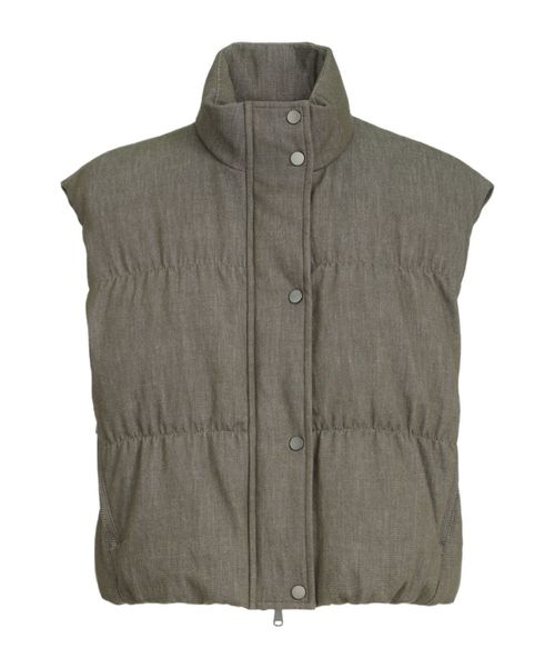 Twill-weave vest