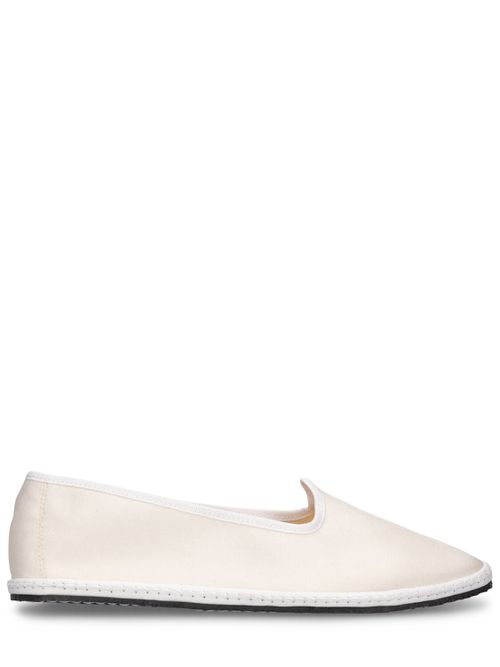 10mm Snow White Satin Slippers