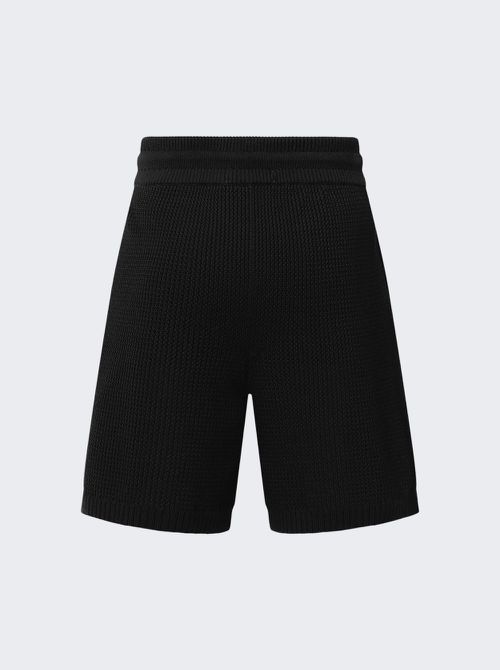 Crochet Mesh Short Black