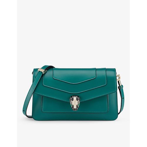 Womens Green Serpenti Forever Leather Cross-body bag 