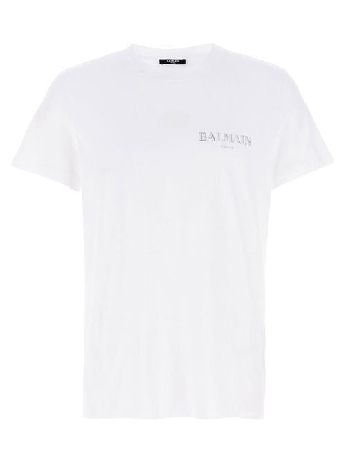 Embossed Logo T-shirt — white