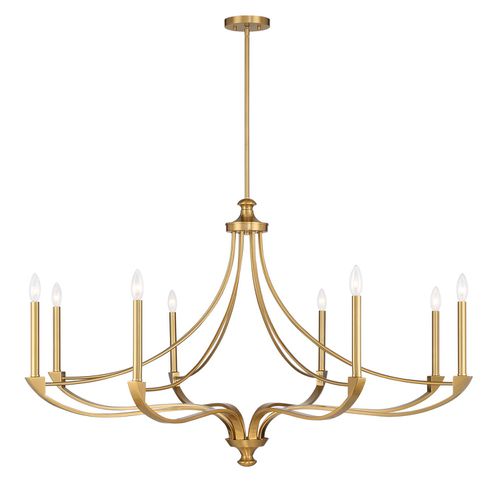 Preserve 8-Light Chandelier in Warm Bra