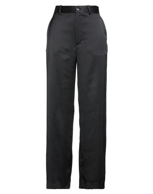 Woman Pants Black Size 10 Polyester, Recycled polyester