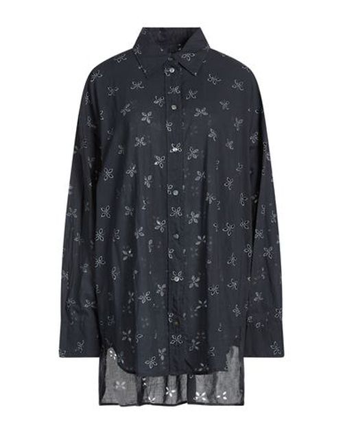 Woman Shirt Navy Size S Cotton