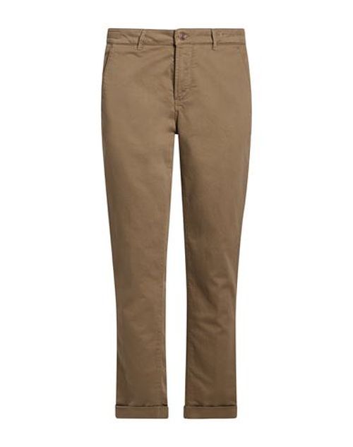 Man Pants Light brown Size 40 Cotton, Polyester, Elastane