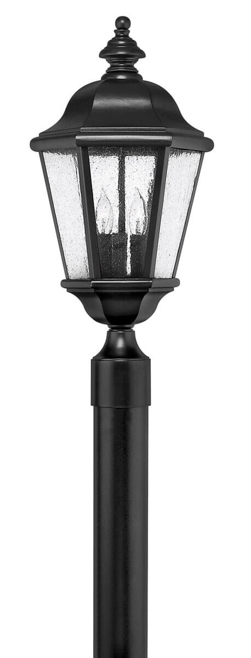 Black LED Post Top Pier Mount from the Edgewater Collection
