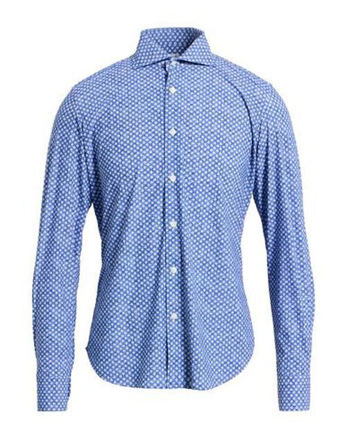 Man Shirt Blue Size 15 Nylon, Polyamide