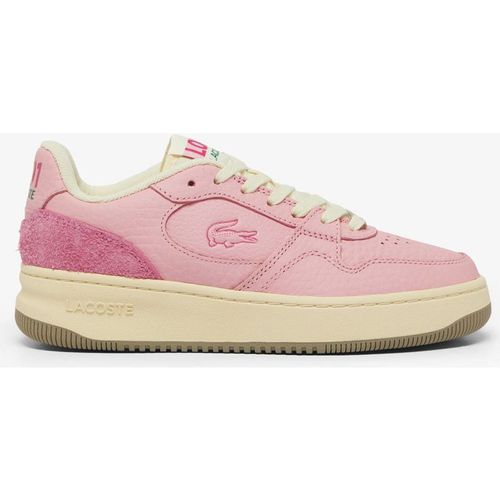 Lacoste Womens L001 Set Leather Trainers in Pink - Size UK 5