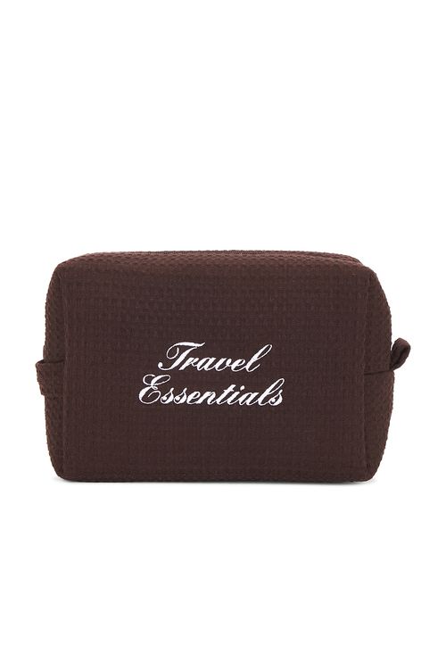 Abbode TASCHE WAFFLE POUCH in Schokolade - Chocolate. a