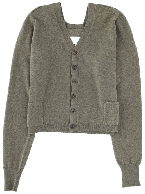 Wool V-neck Cardigan