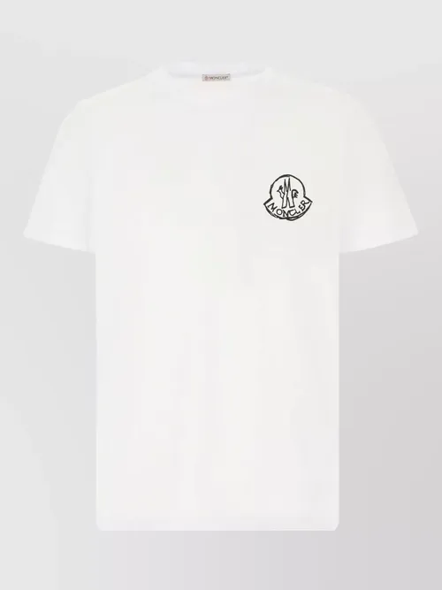 Moncler - cotton crew neck short sleeve t shirt