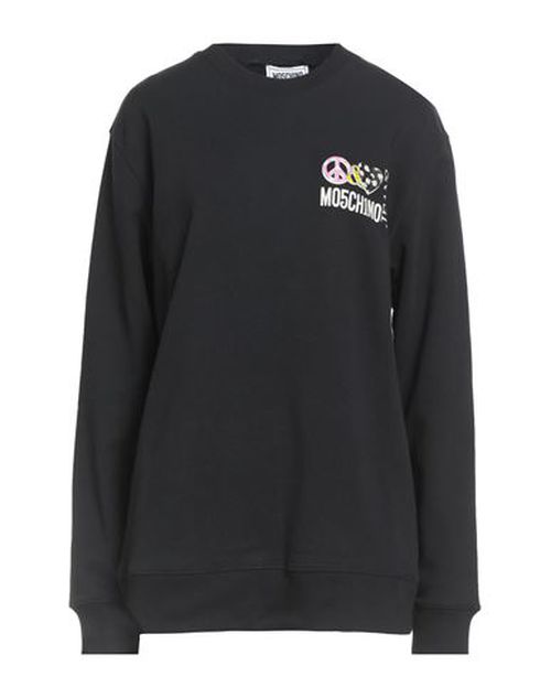 Woman Sweatshirt Black Size XS Cotton